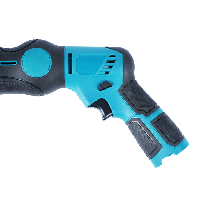ZY9201 12V high-capacity lithium battery reciprocating saw with high-capacity motor, self-tightening chuck, and soft leather-wrapped handle.