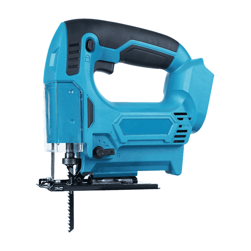 ZY9101 21V Lithium Jig Saw, variable speed cutting machine. Suitable for cutting wood and metal on fixed workbenches, with adjustable angle cutting capability.